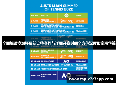全面解读澳洲杯最新完整赛程与详细开赛时间全方位深度指南精华篇 全面解读澳洲杯最新完整赛程与详细开赛时间全方位深度指南精华篇